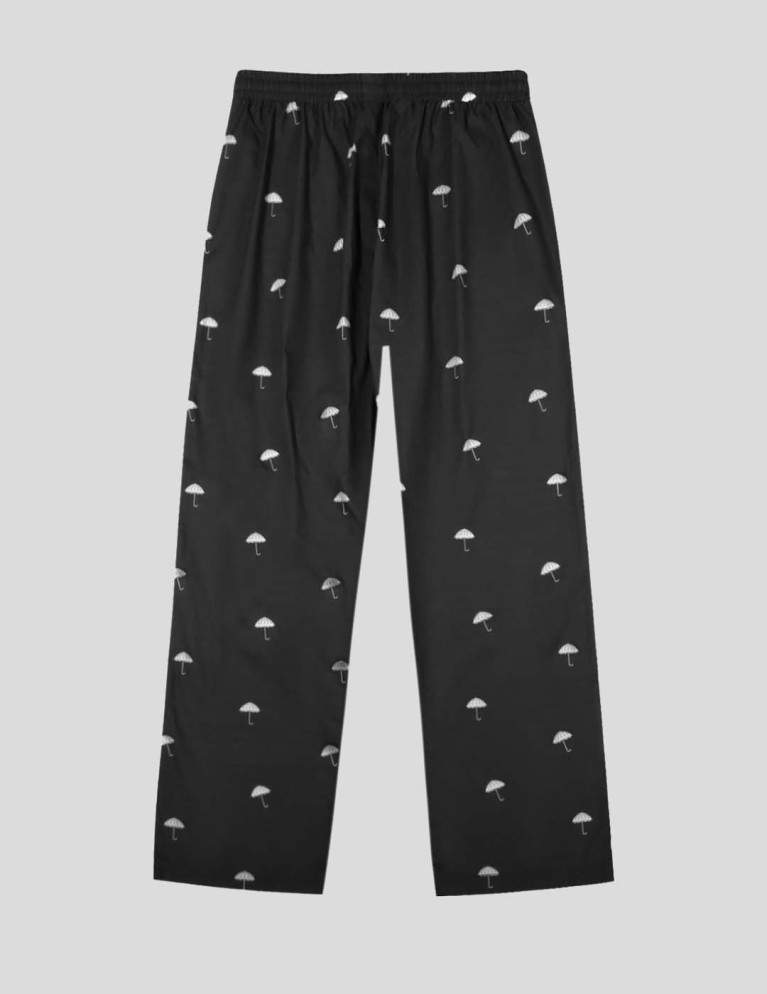 Pantalon HÉLAS allover pyjama pant black